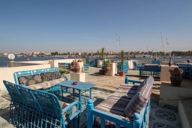 Апартаменты Nile View Panoramique And Garden West Bank Луксор Экстерьер фото
